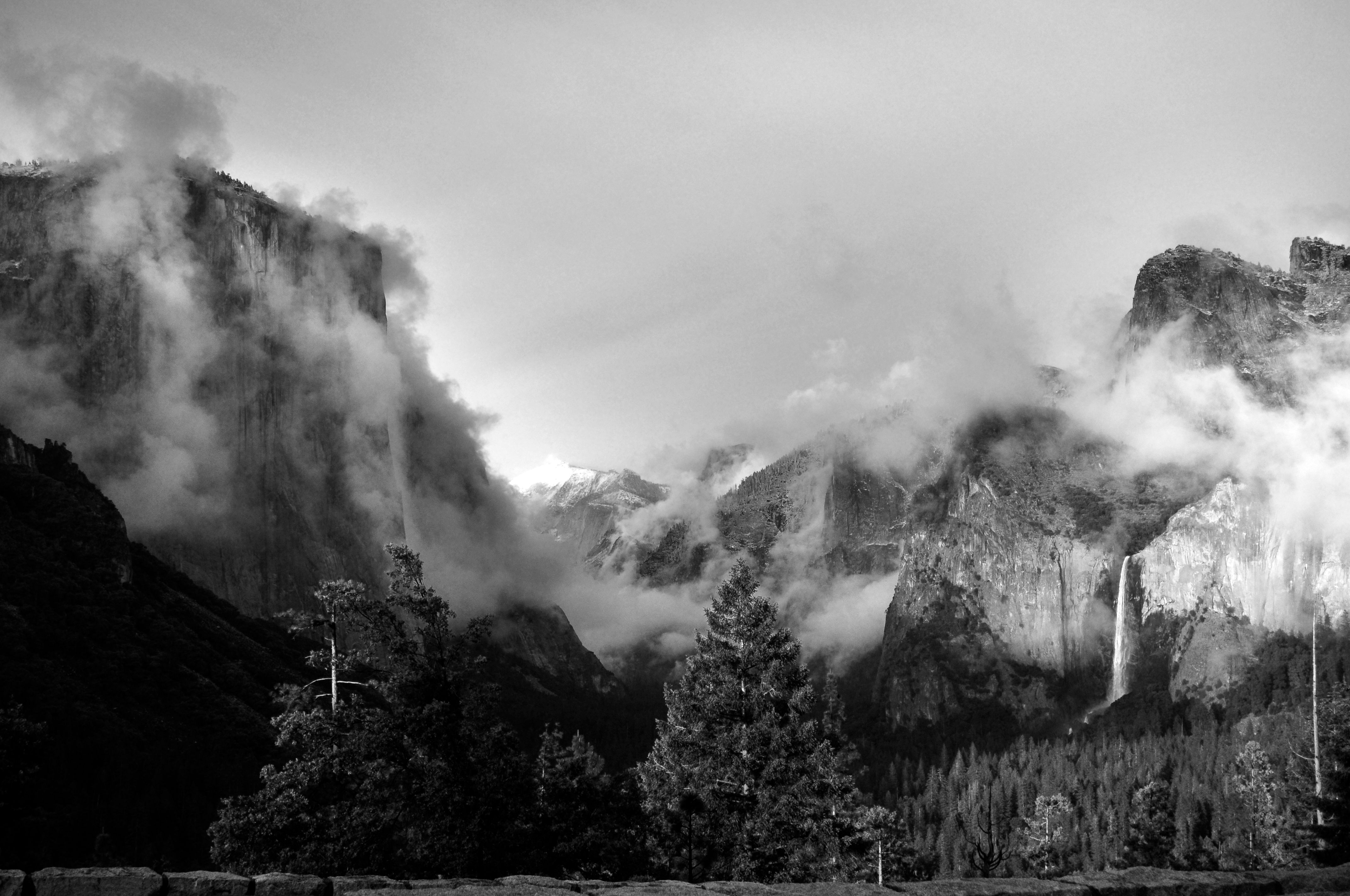 Winter Storm Clearing over Yosemite Valley