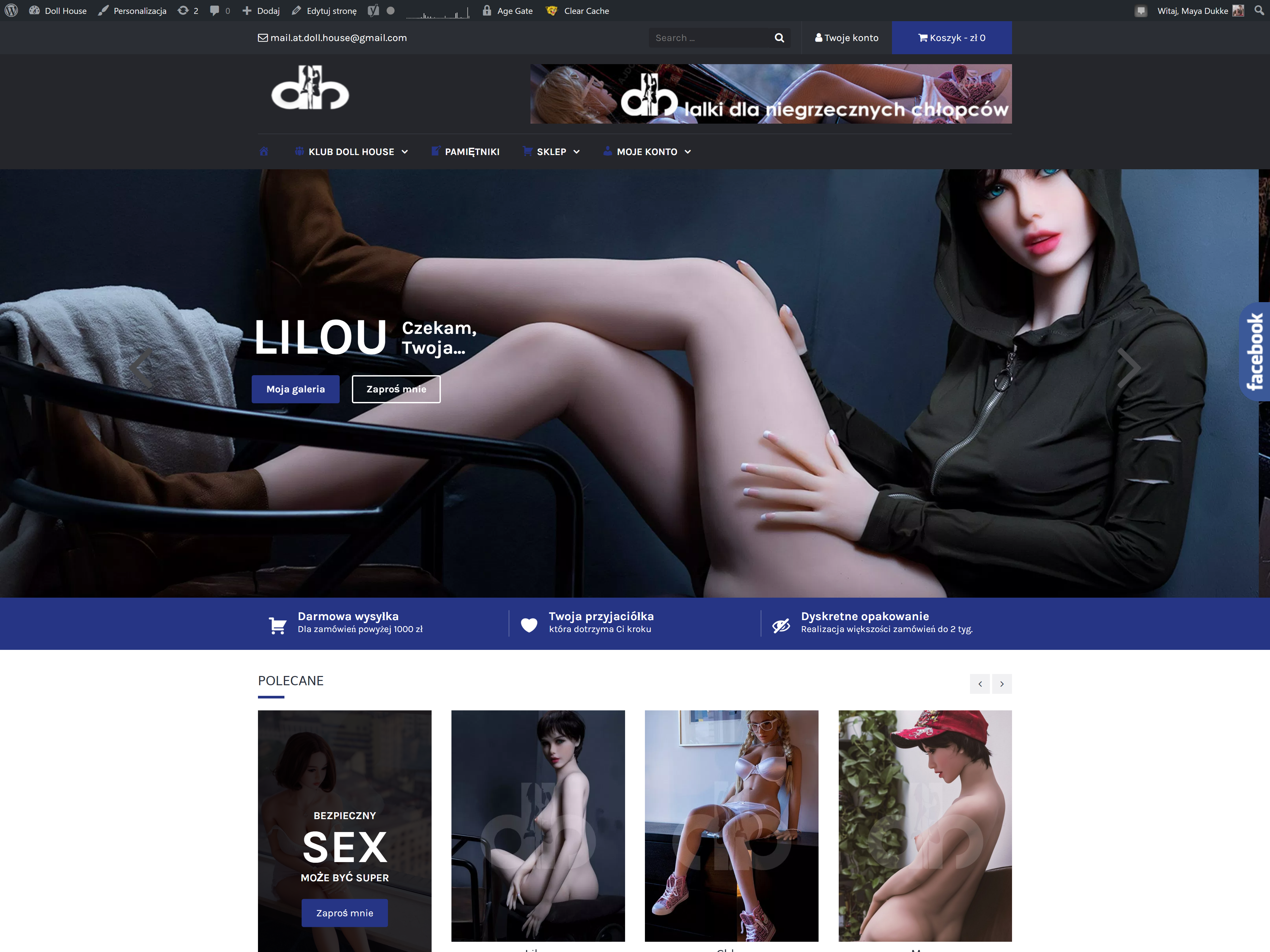 Doll House – website and e-commerce